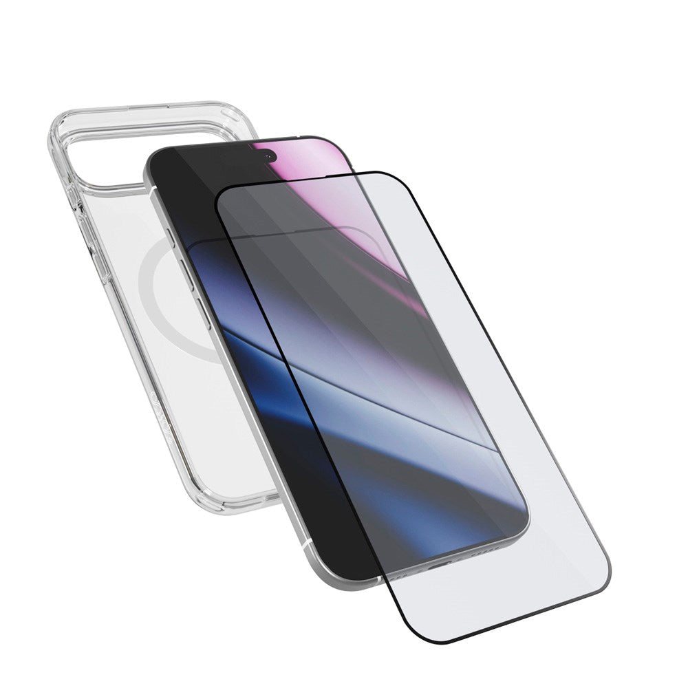 iPhone Air Epico Beskyttelsessæt - MagSafe Bagsidecover & Skærmbeskyttelse - Gennemsigtig