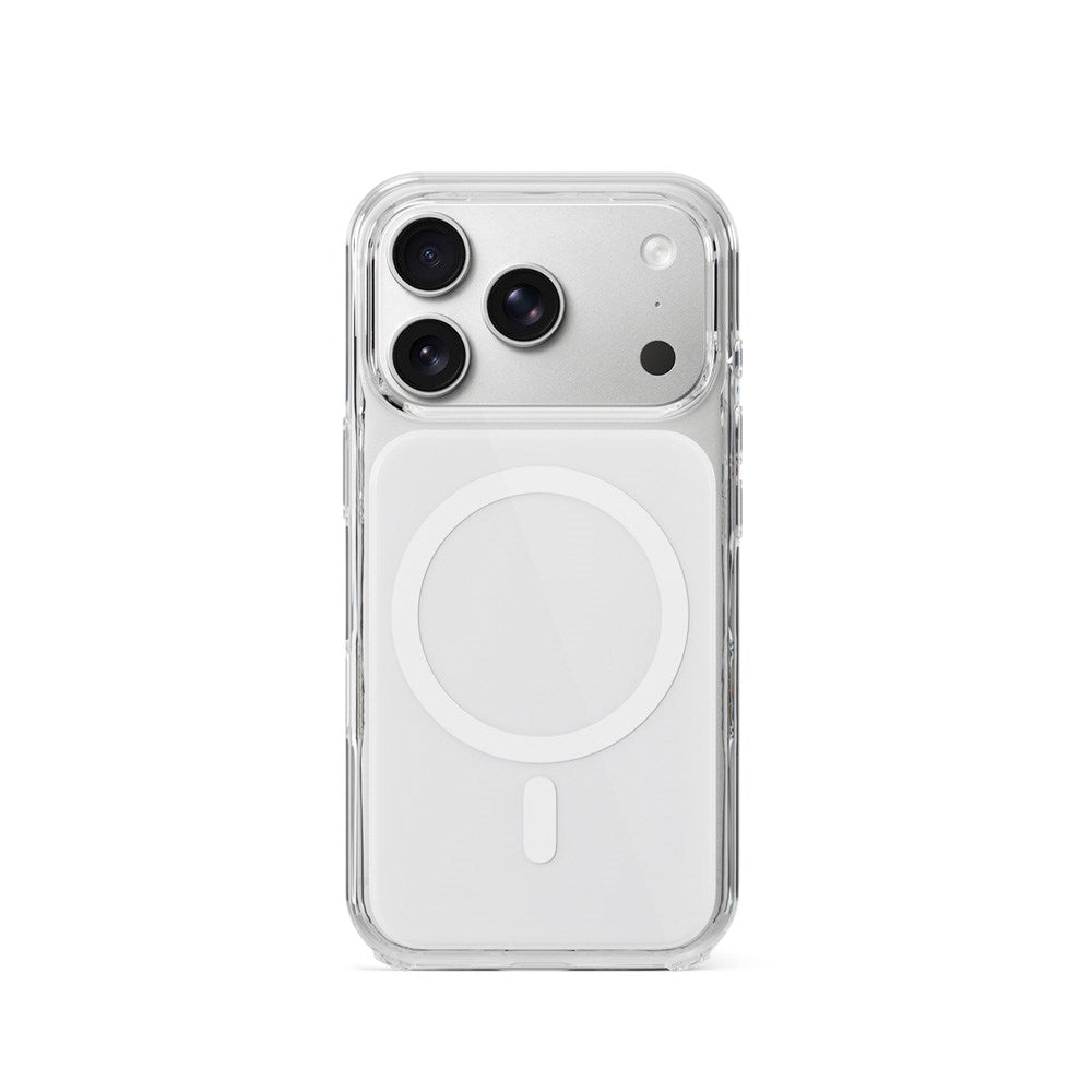 Epico iPhone 17 Pro Tile Mag+ Bagside Cover - MagSafe Kompatibel - Gennemsigtig / Hvid
