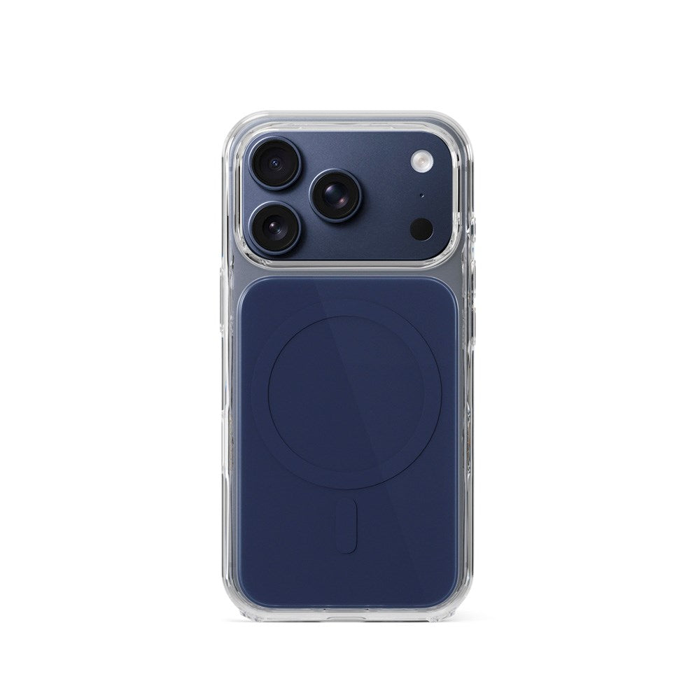 Epico iPhone 17 Pro Tile Mag+ Bagside Cover - MagSafe Kompatibel - Gennemsigtig / Blå
