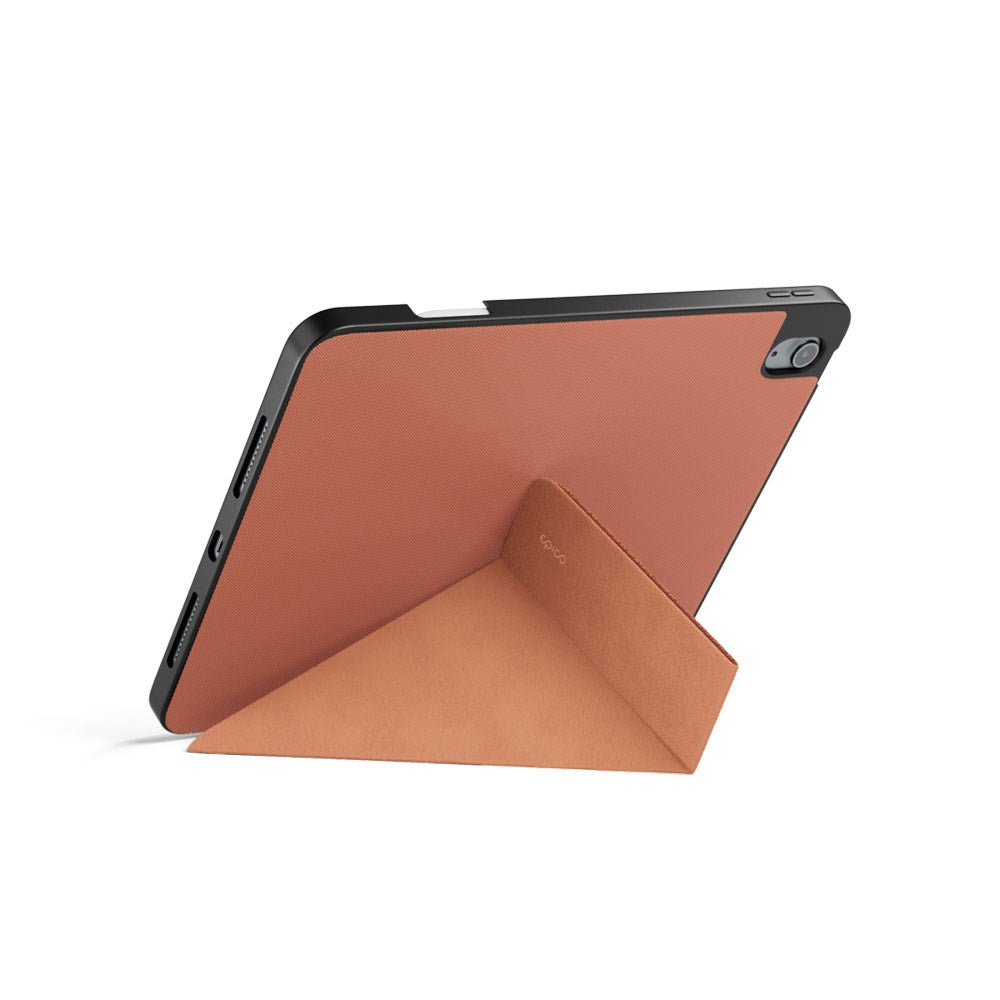 iPad 11" (2025) / 10.9" (2024 / 2022) Epico SolidWoven Flip Cover m. Ståfunktion - Sienna