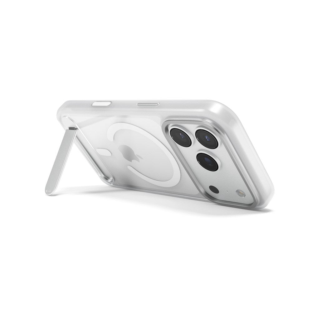 Epico iPhone 18 Pro Max / 17 Pro Max HeroStand Pro Mag+ Mobil Cover inkl. Kamerabeskyttelse og Ståfunktion - MagSafe Kompatibel - Gennemsigtig