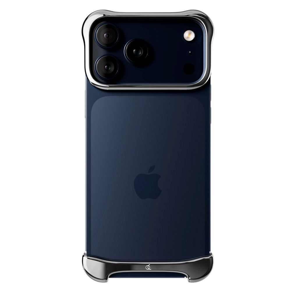 Arc Pulse Aluminum Bumper Cover - iPhone 17 Pro - Silver