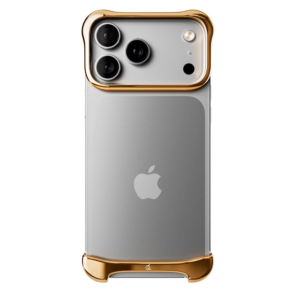 Arc Pulse Aluminum Bumper Cover - iPhone 17 Pro Max - Gold