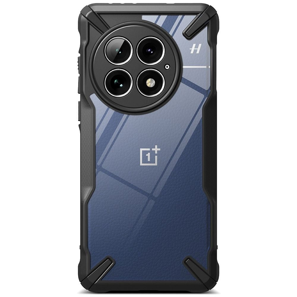 OnePlus 13 Ringke Fusion X Bagside Cover - Sort / Gennemsigtig