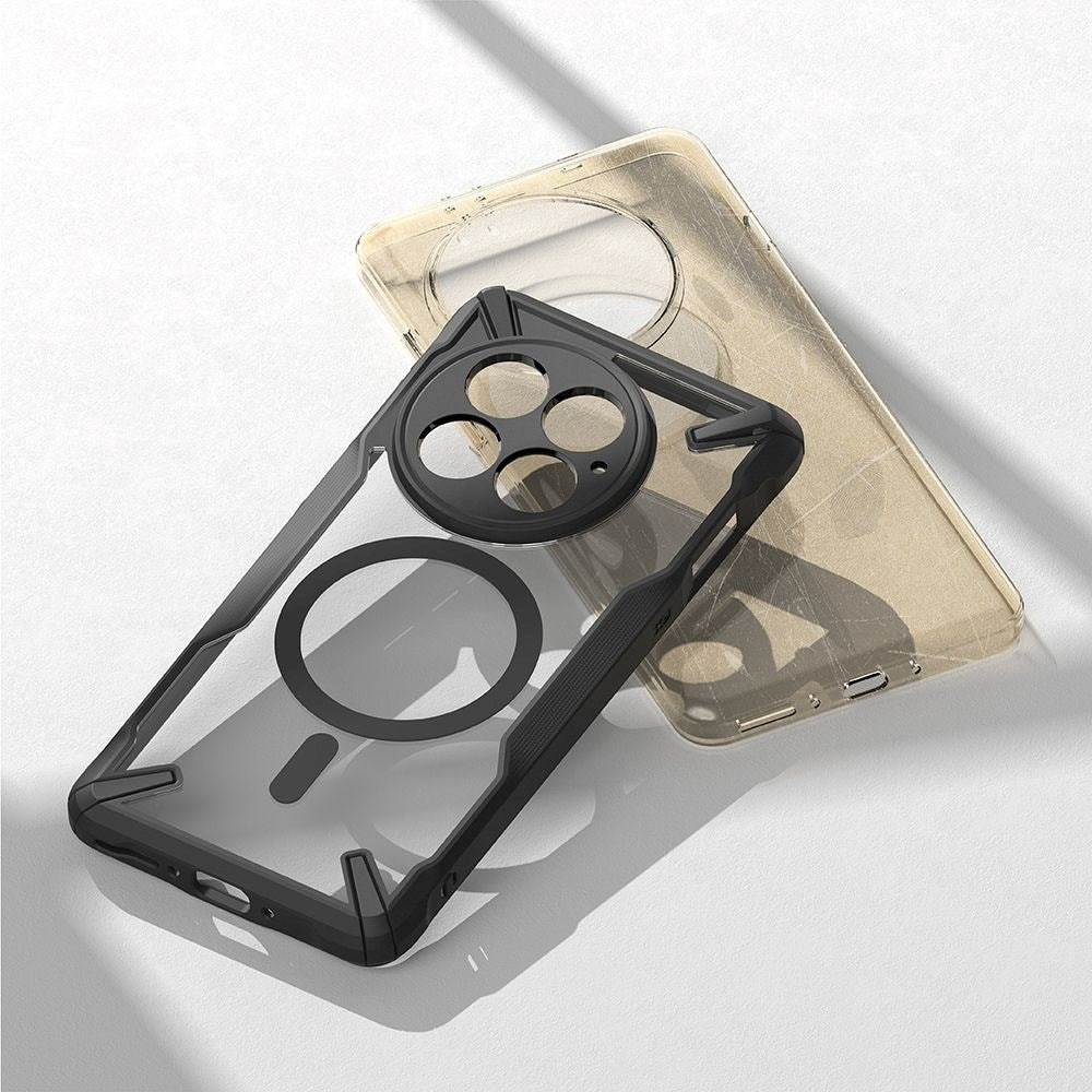 OnePlus 13 Ringke Fusion X Bagside Cover - MagSafe Kompatibel - Sort / Gennemsigtig