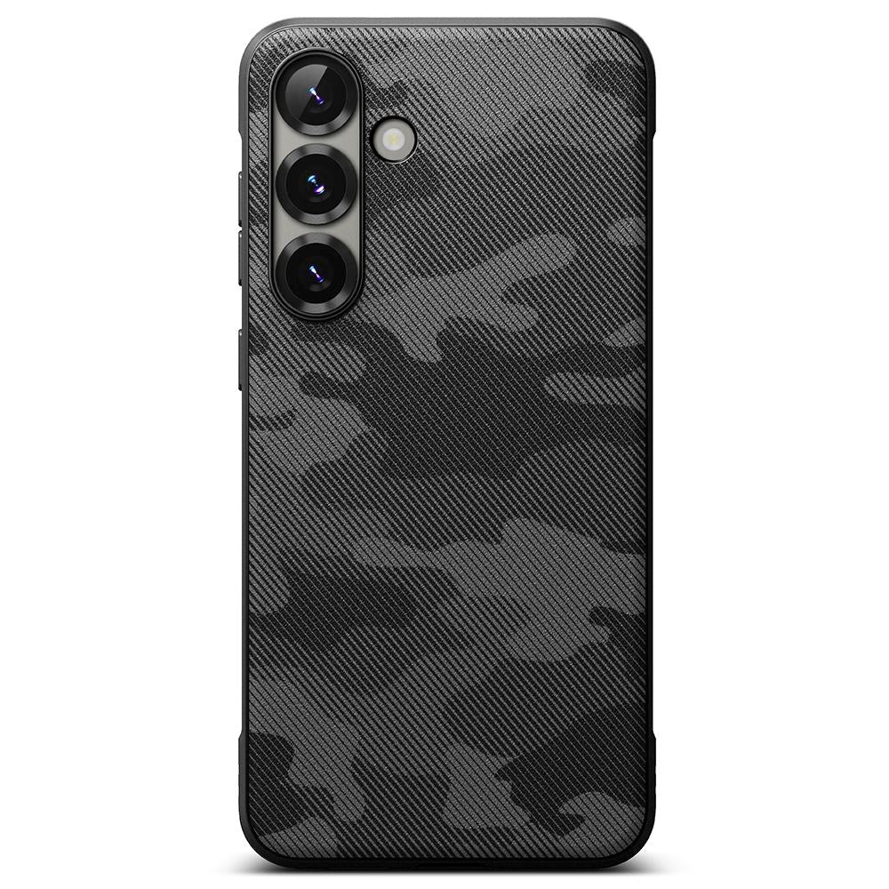 Ringke Onyx Plastik Cover - Samsung Galaxy S25 - Sort Camouflage