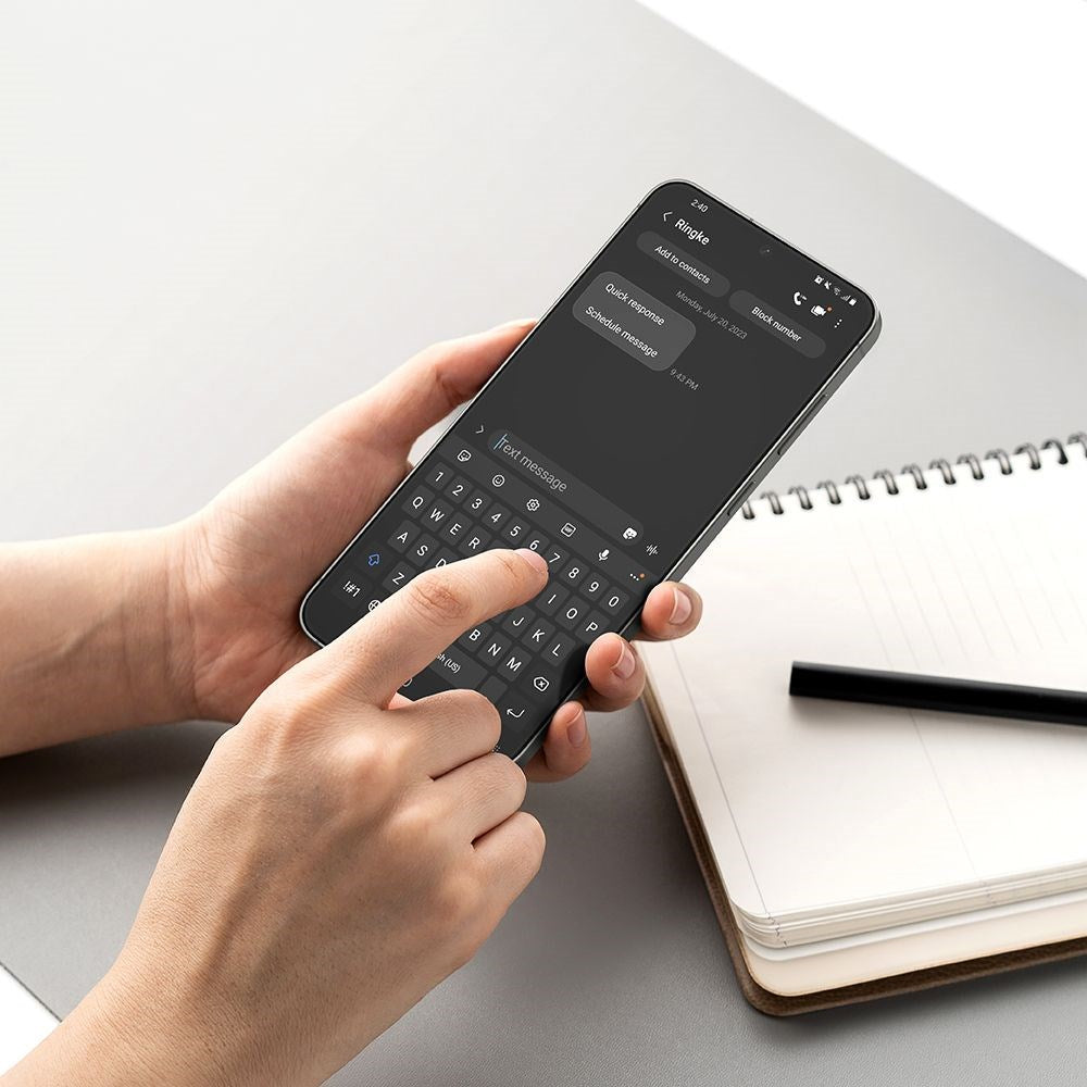 Ringke Samsung Galaxy S25 Easy Slide Skærmbeskyttelse i Hærdet Glas – Transparent