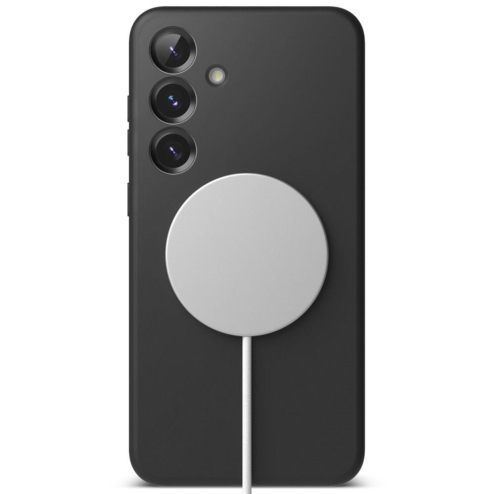 Ringke Samsung Galaxy S25+ (Plus) Magnetisk Silikonecover med MagSafe - Sort