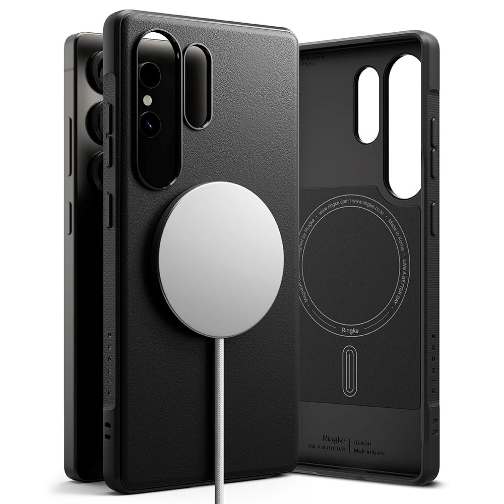 Ringke Onyx Plastik Cover - Samsung Galaxy S25 Ultra - MagSafe Kompatibel - Sort