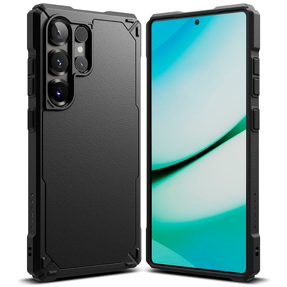 Ringke Rugged Gear Plastik Cover - Samsung Galaxy S25 Ultra - Sort