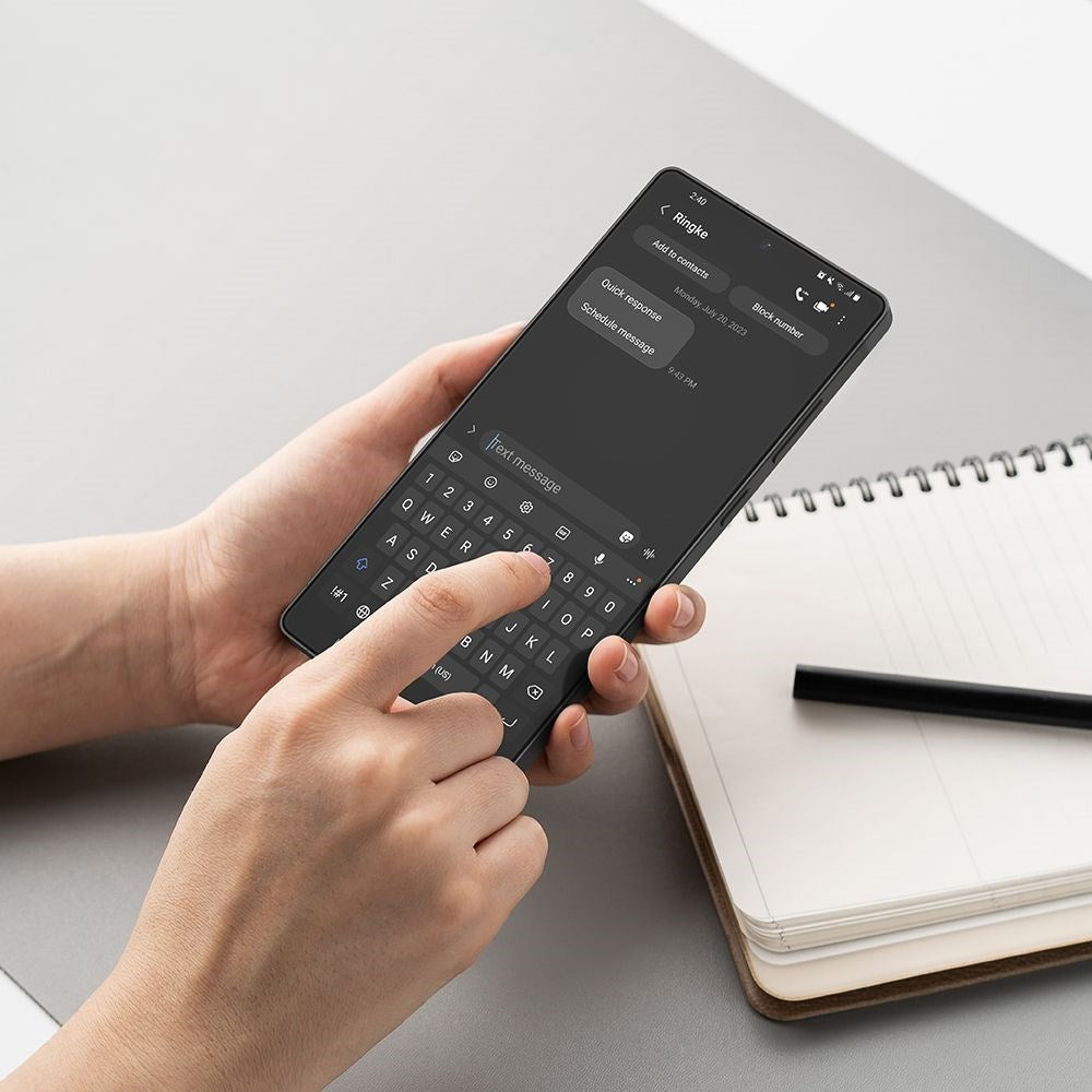 Ringke Samsung Galaxy S25 Ultra Easy Slide Skærmbeskyttelse i Hærdet Glas – Transparent