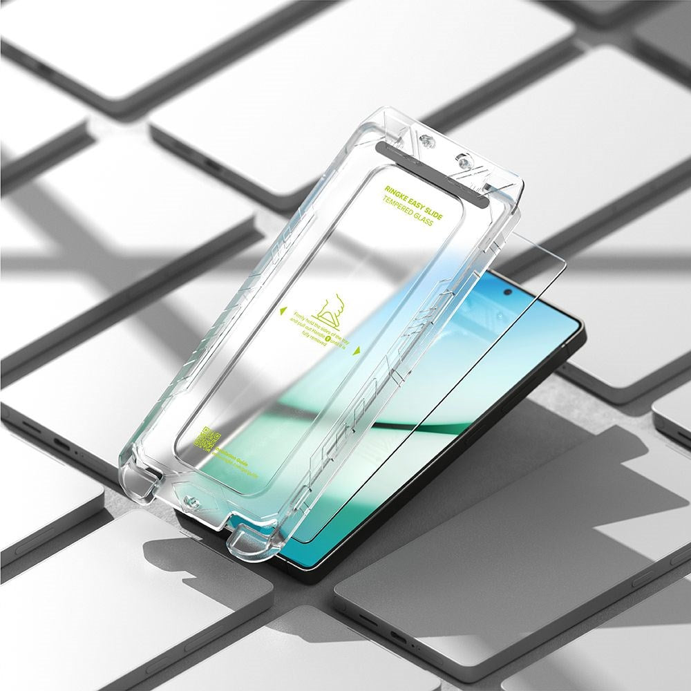 Ringke Samsung Galaxy S25 Ultra Easy Slide Skærmbeskyttelse i Hærdet Glas – Transparent