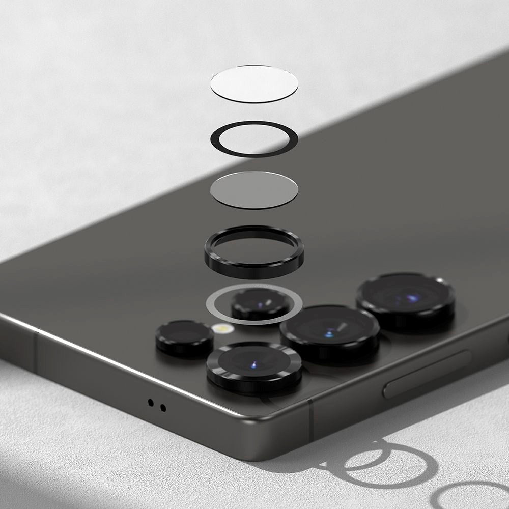 Ringke Kameralinsebeskyttelsesglas - Samsung Galaxy S25 Ultra - 2 stk - Sort