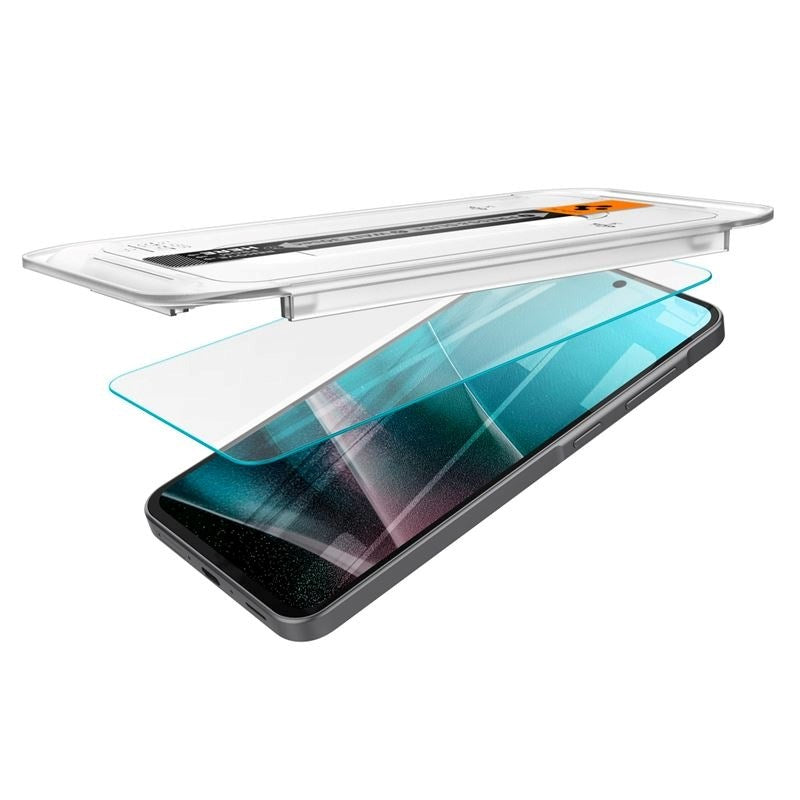 Spigen EZ Fit Glas tR Skærmbeskyttelse - Samsung Galaxy A37/A36 (5G) - 2 stk - Case Friendly - Gennemsigtig