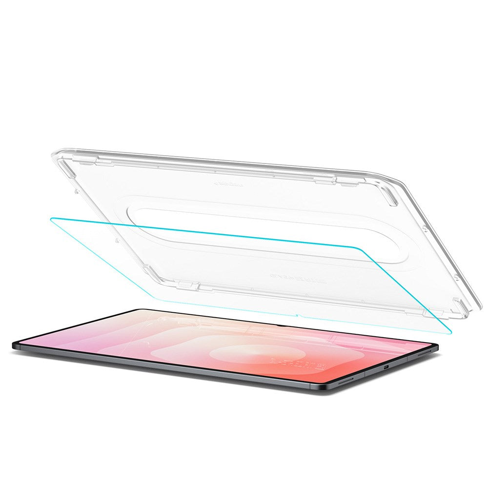 Spigen Samsung Galaxy Tab S11 Ultra Glass tR EZ Fit Pro Skærmglas m. Installationsramme - Gennemsigtig