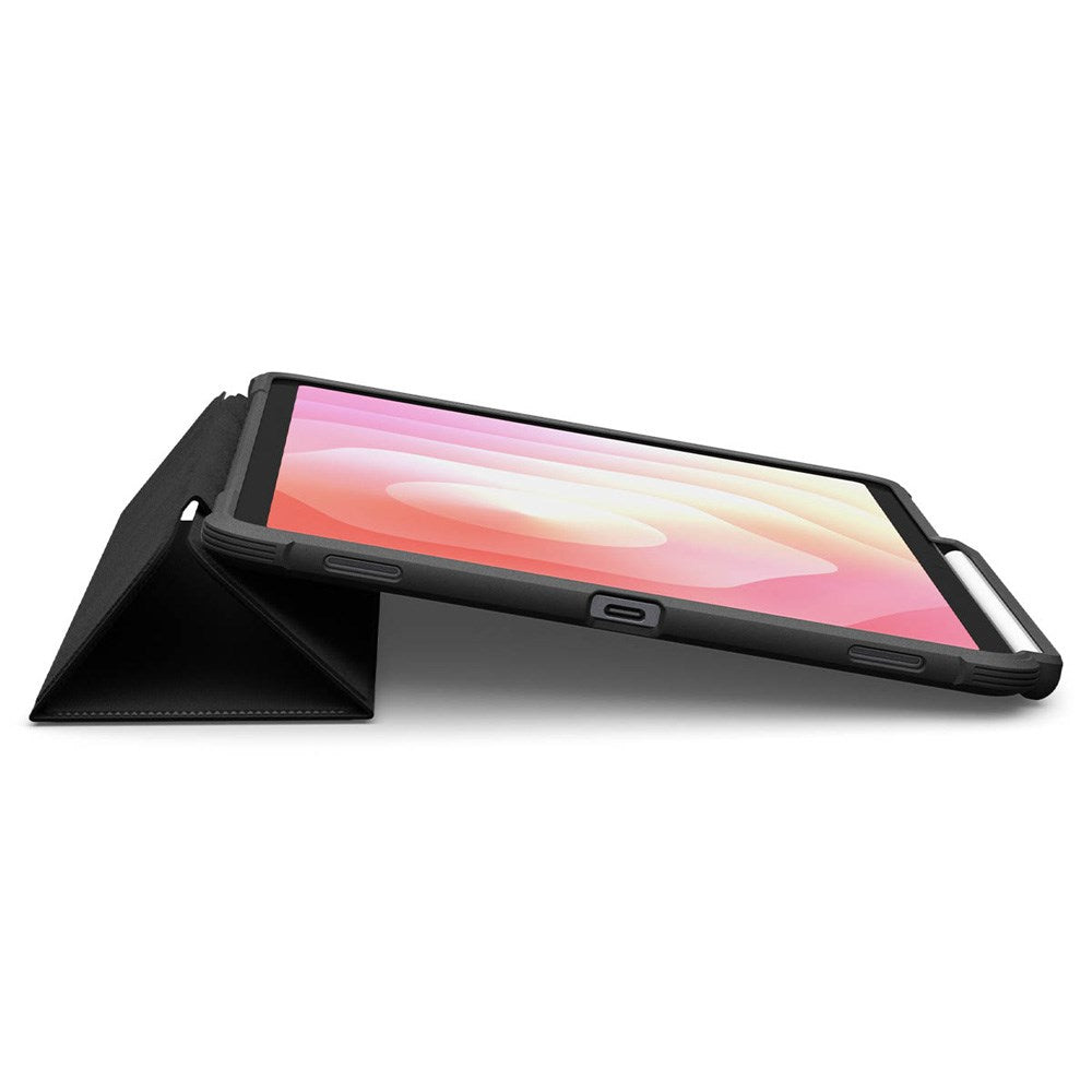 Spigen Samsung Galaxy Tab S11 Rugged Armor Pro Flip Cover - Sort