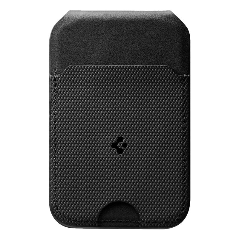 Spigen Slim Fold Kortholder - 3 Kort - Ståfunktion - MagSafe Kompatibel - Sort