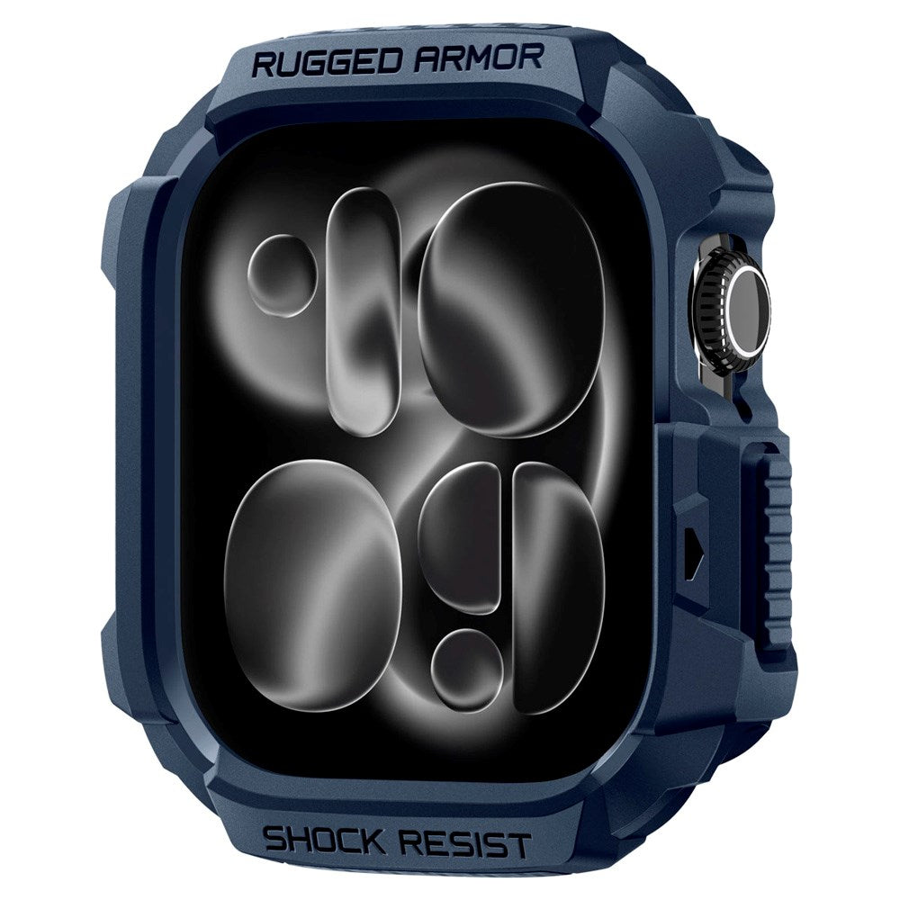 Spigen Apple Watch 11 / 10 (42mm) Rugged Armor 2 Cover - Blå