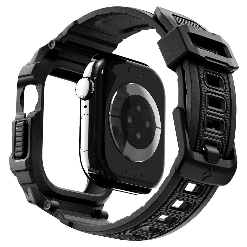 Spigen Apple Watch 11 (42mm) Rugged Armor Pro 2 Cover & Rem - Sort