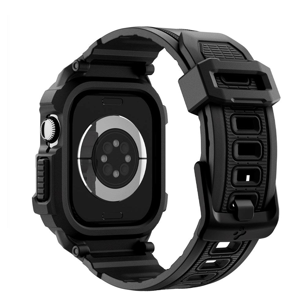 Spigen Apple Watch 11 (42mm) Rugged Armor Pro 2 Cover & Rem - Sort