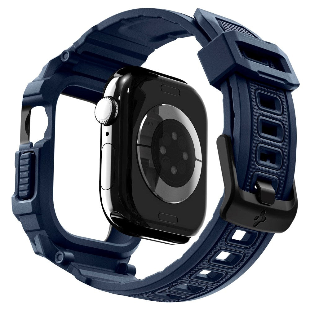 Spigen Apple Watch 11 (42mm) Rugged Armor Pro 2 Cover & Rem - Blå