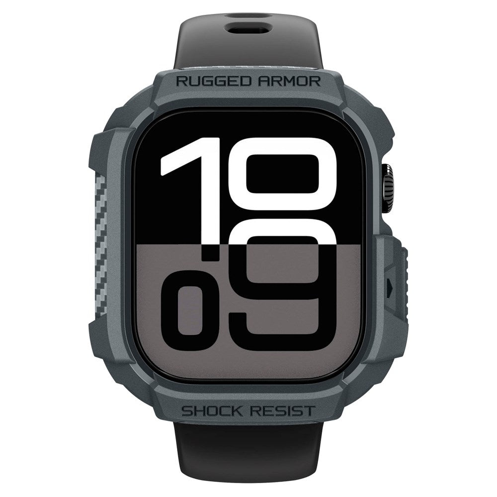 Spigen Apple Watch 11 / 10 (46mm) Rugged Armor 2 Cover - Grå