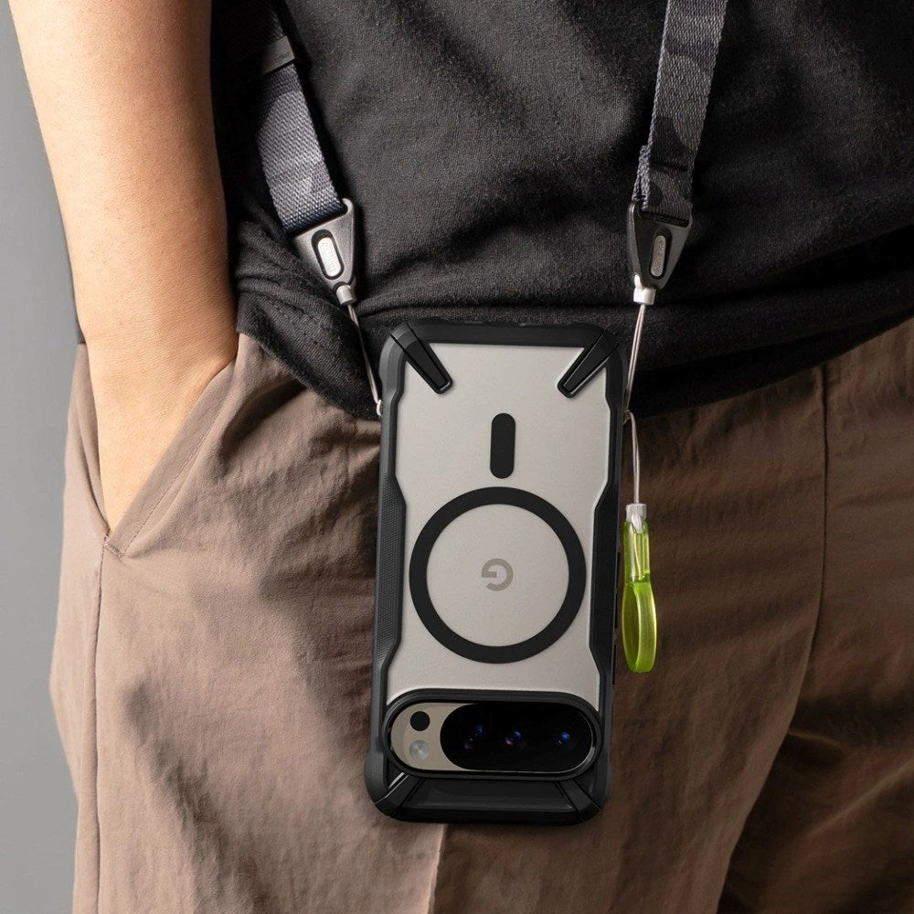 Ringke Google Pixel 10 / 10 Pro Fusion X Bagside Cover - MagSafe Kompatibel - Sort / Gennemsigtig