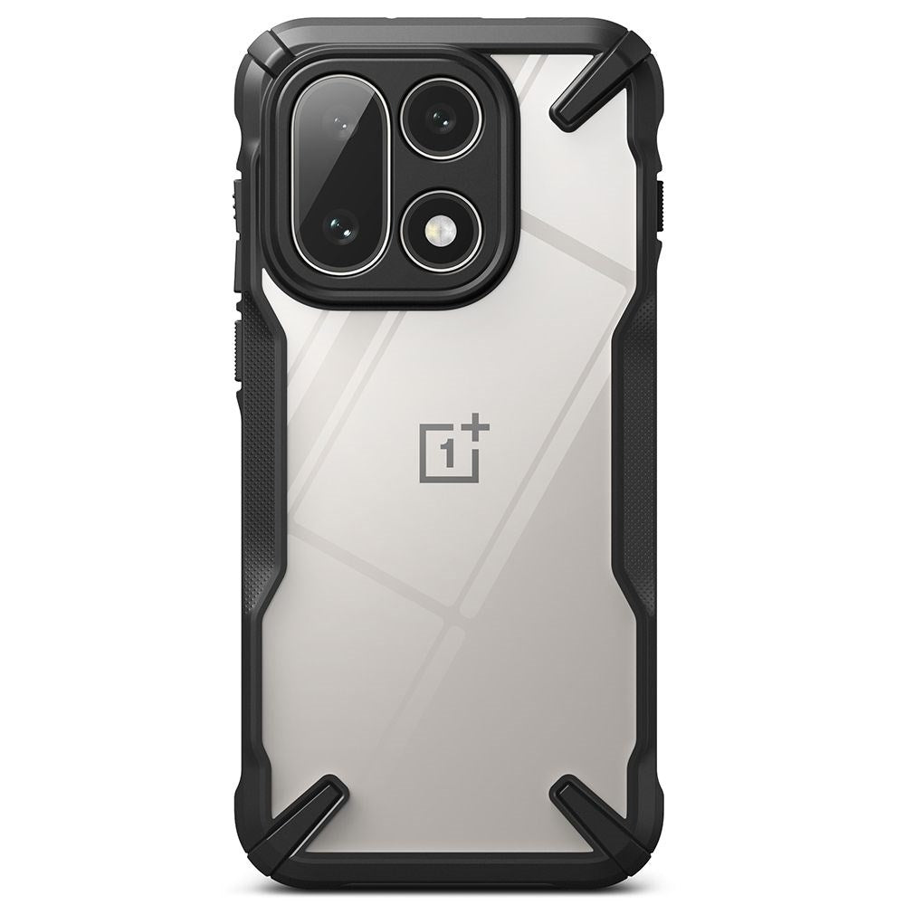Ringke Fusion X OnePlus 15 Mobil Cover - Gennemsigtig / Sort