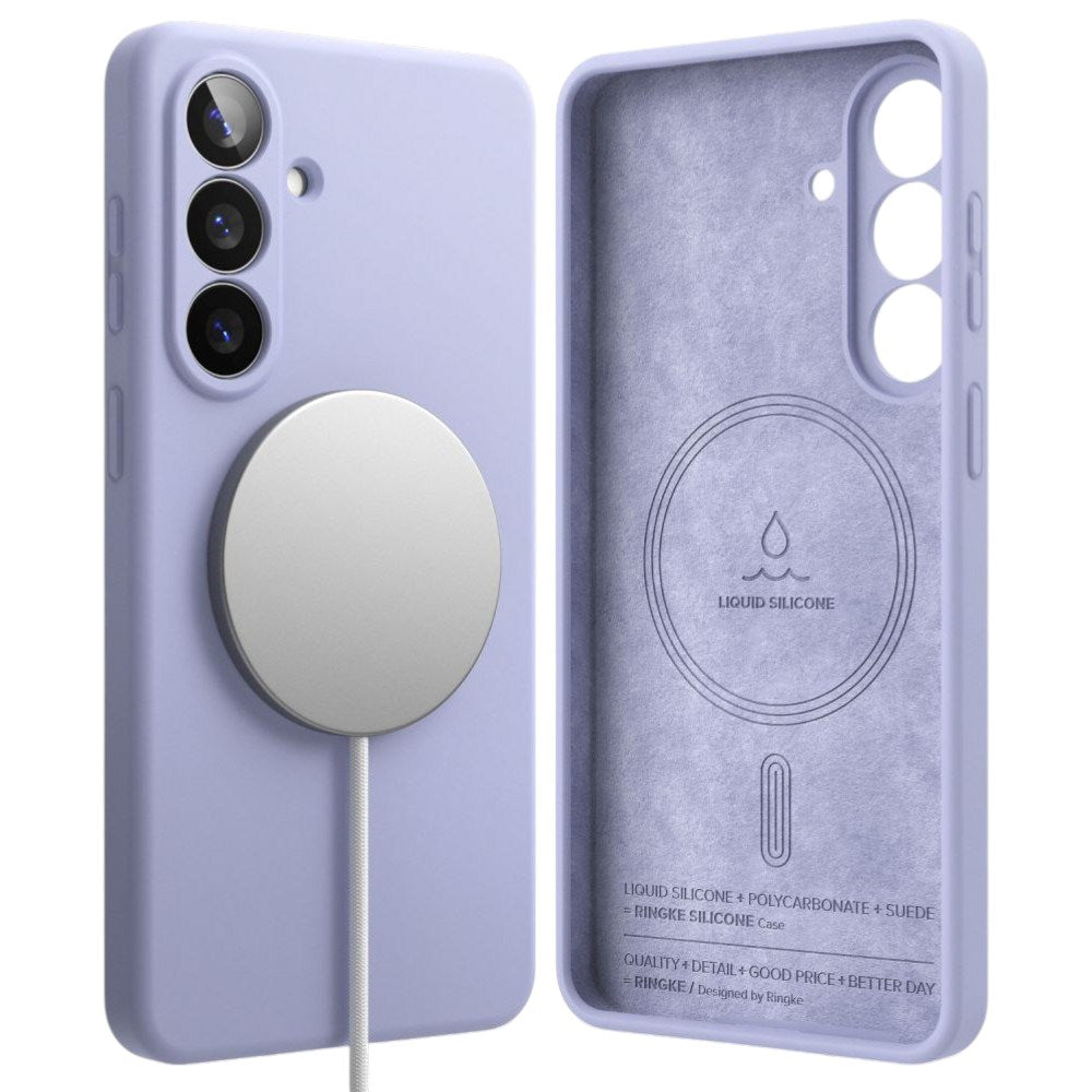 Samsung Galaxy S26+ (Plus) Ringke Silikone Bagside Cover - MagSafe Kompatibel - Lilla