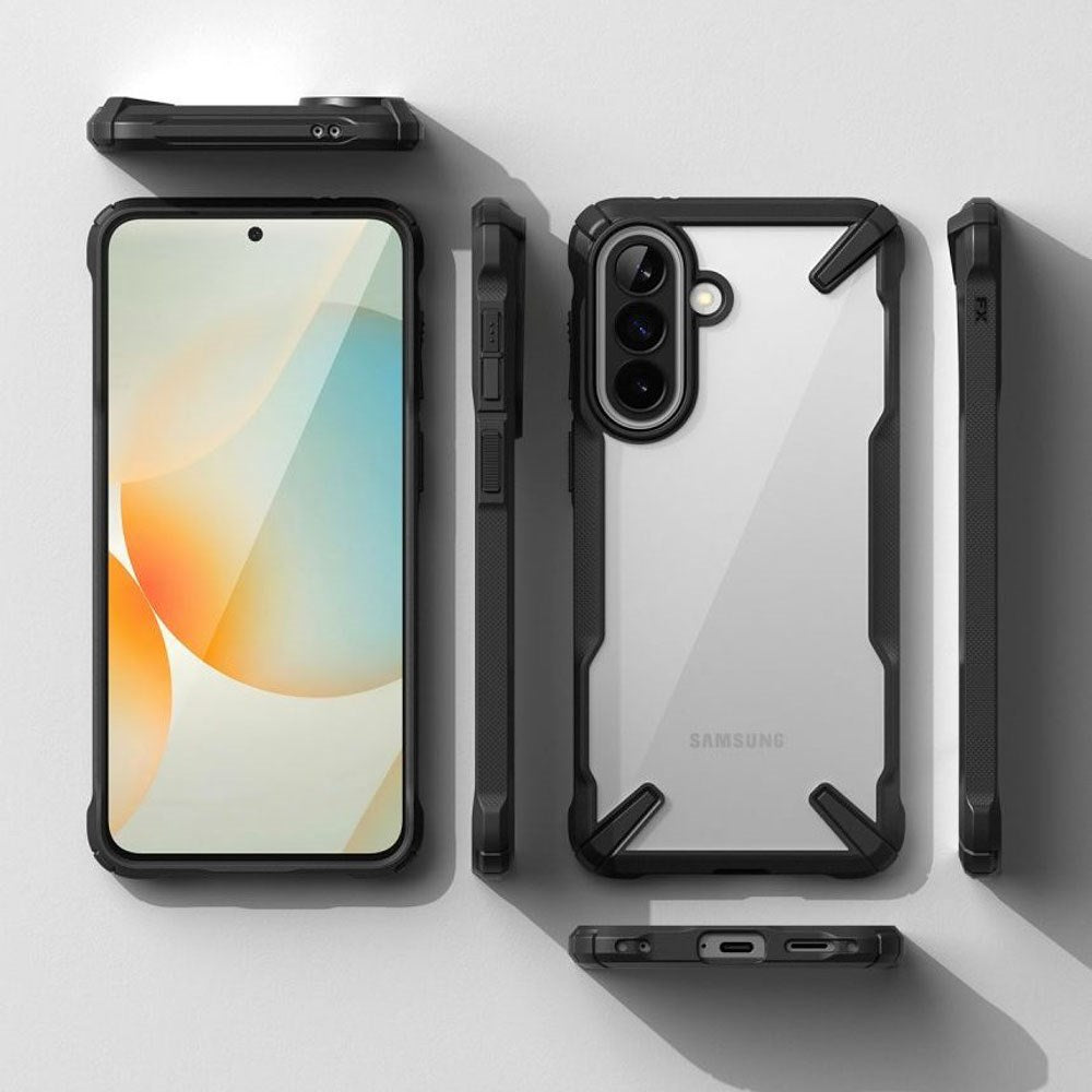 Samsung Galaxy A57 Ringke Fusion X Bagside Cover - Sort / Gennemsigtig
