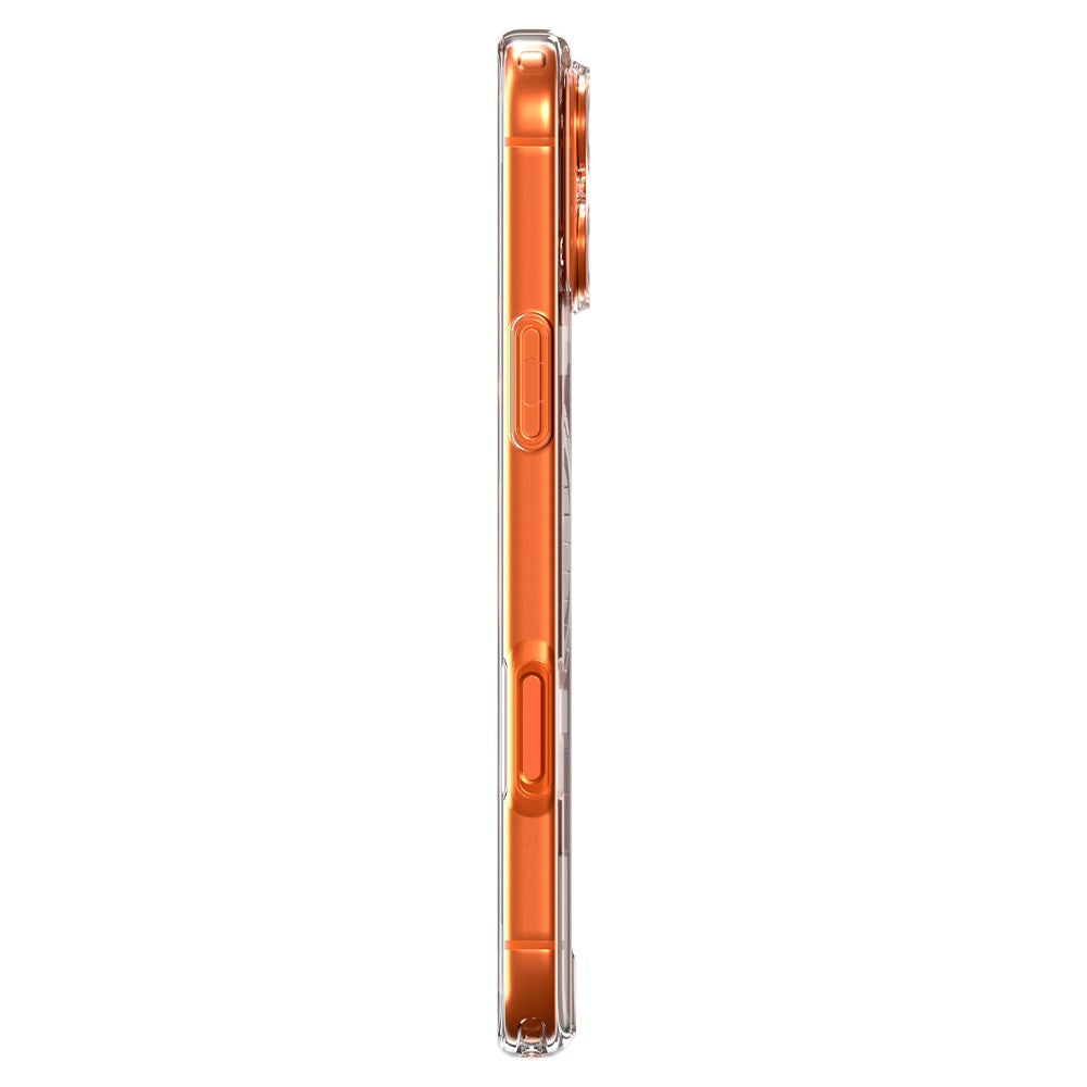 Spigen iPhone 17 Pro Max Ultra Hybrid Bagside Cover - MagSafe Kompatibel - Gennemsigtig / Orange