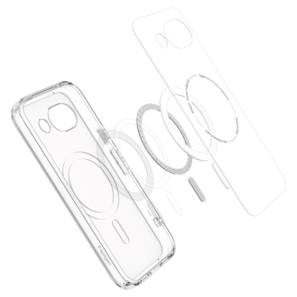 Google Pixel 10a Spigen Ultra Hybrid Bagside Cover - MagSafe Kompatibel - Gennemsigtig