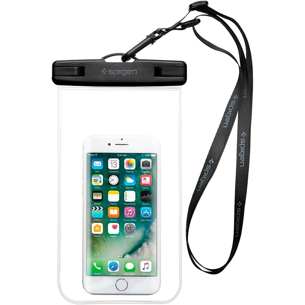 Spigen AquaShield Cover - Gennemsigtig / Sort