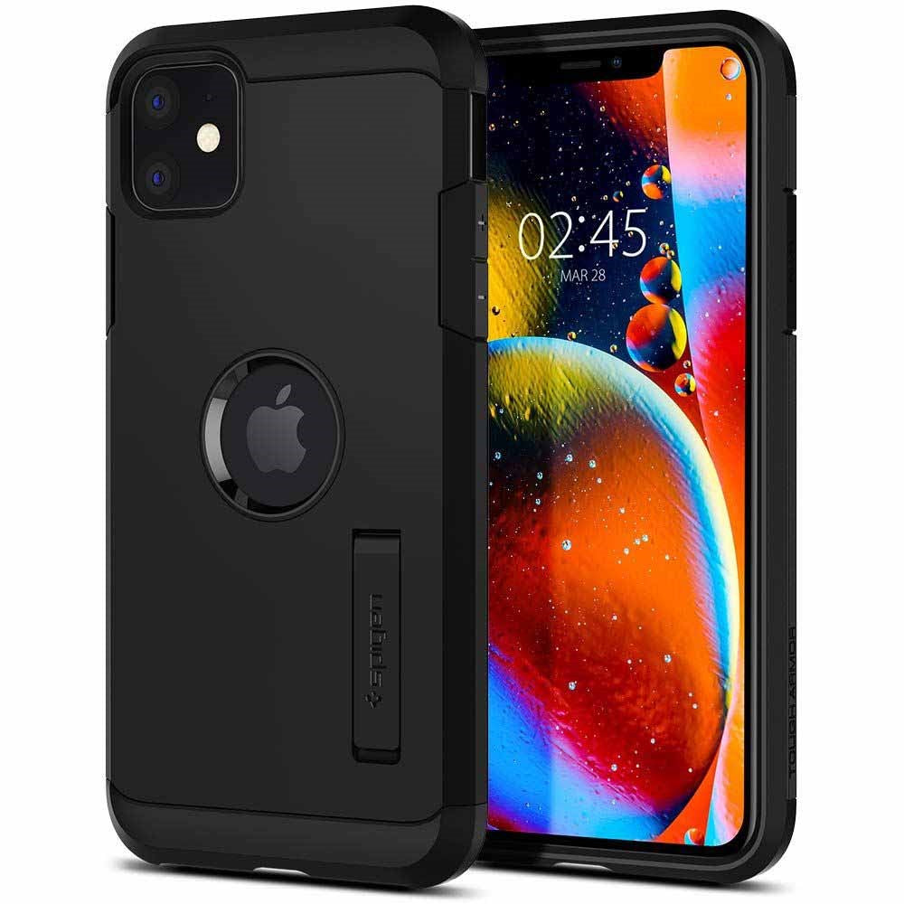 iPhone 11 Spigen Tough Armor Cover - Sort
