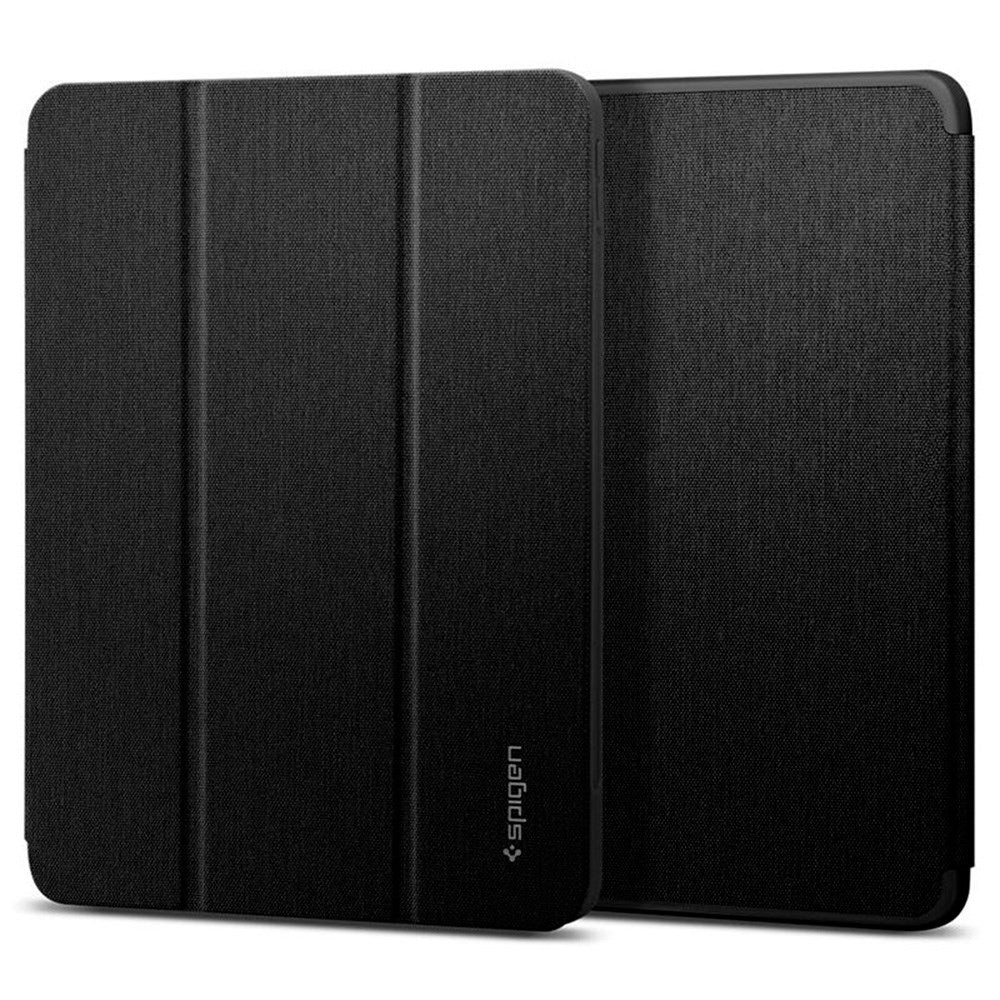 iPad Air 10.9-11" (2025-2020) Spigen Urban Fit Stof Flip Cover m. Pen Holder - Sort