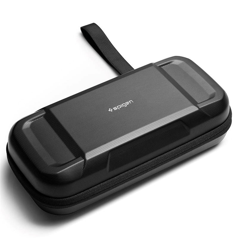 Spigen Opbevaringsetui til Nintendo Switch / OLED m. Håndledsrem - Sort