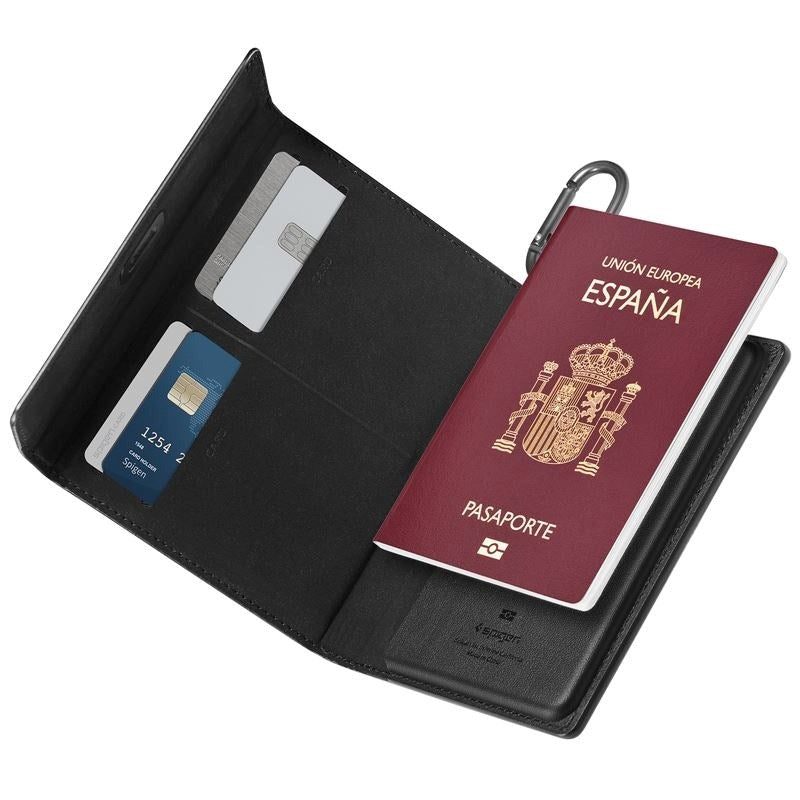 Spigen Universal Holder til Pas m. Kortholder - Sort