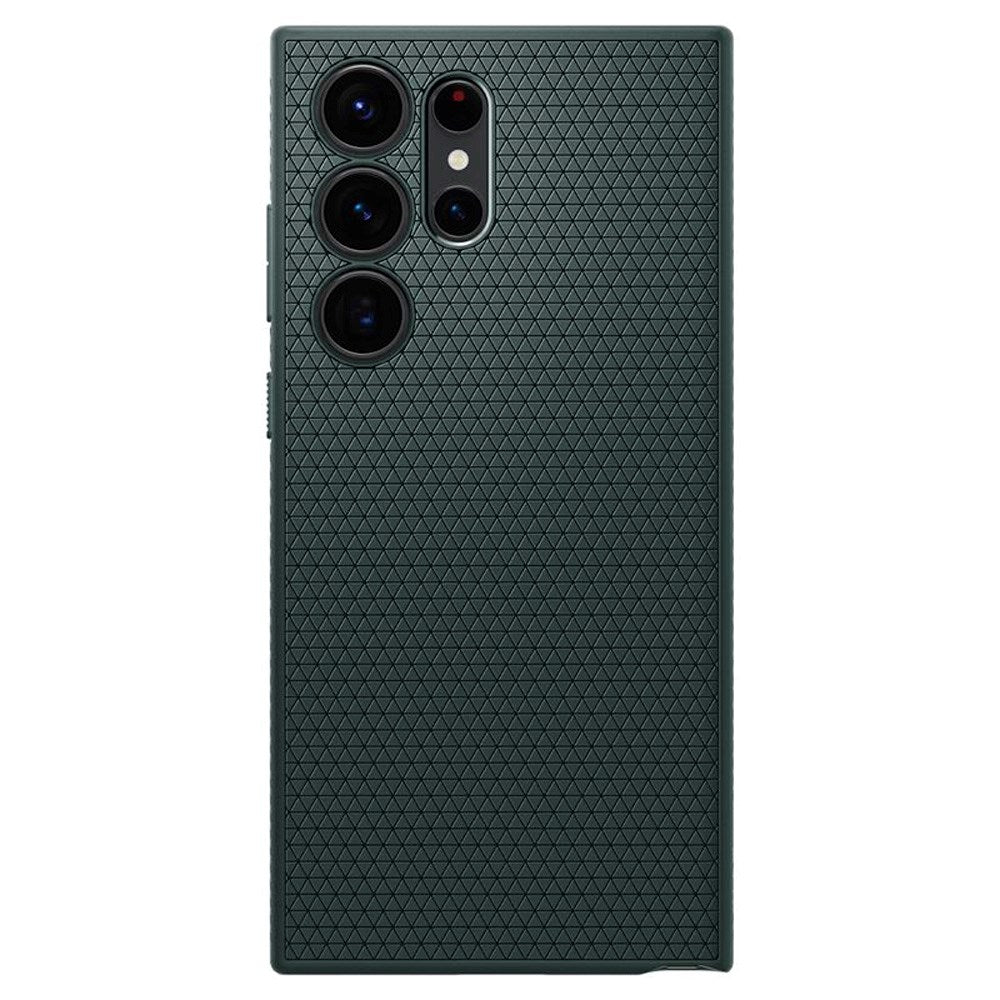 Spigen - Liquid Air Fleksibelt Plastik Cover - Samsung Galaxy S23 Ultra - Grøn