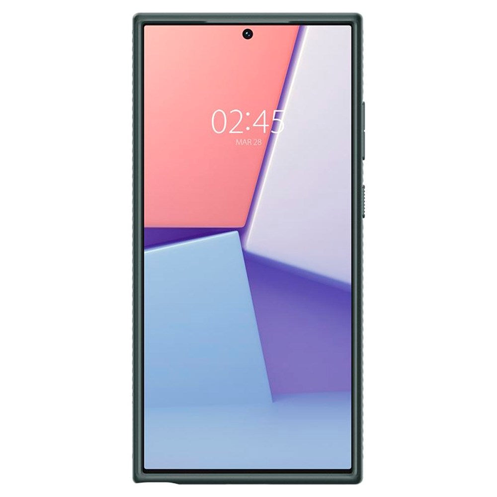 Spigen - Liquid Air Fleksibelt Plastik Cover - Samsung Galaxy S23 Ultra - Grøn