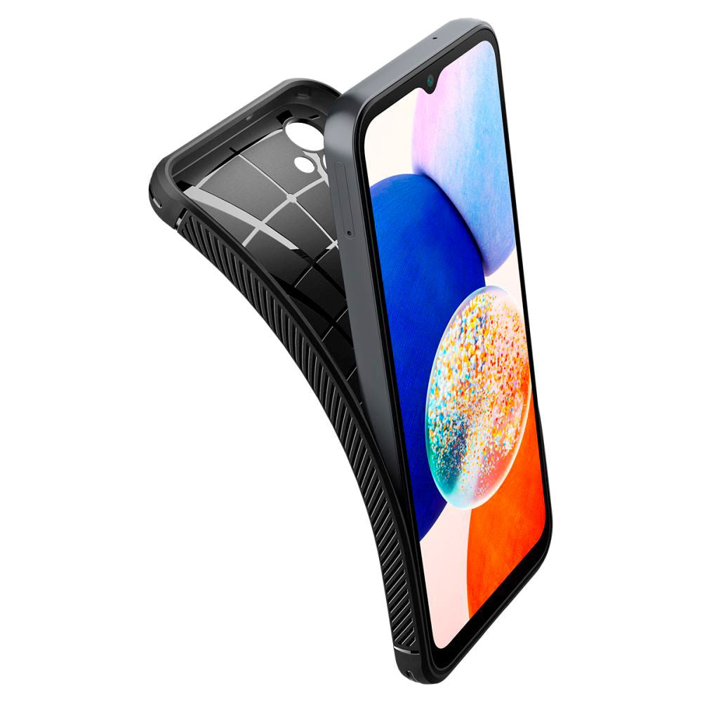 Samsung Galaxy A14 (5G) Spigen Rugged Armor Bagside Cover - Sort