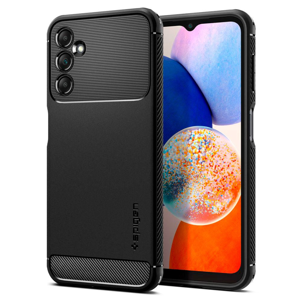 Samsung Galaxy A14 (5G) Spigen Rugged Armor Bagside Cover - Sort