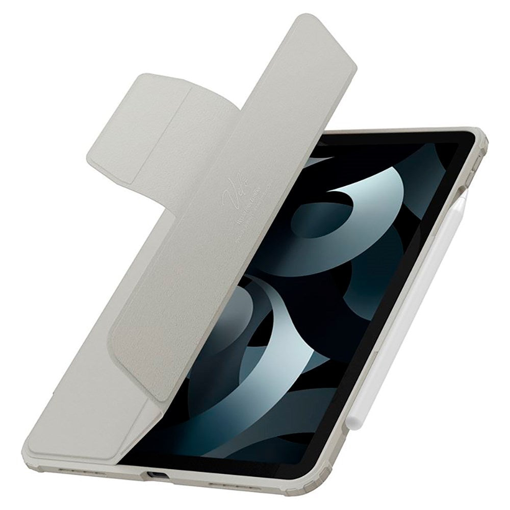 iPad Air 10.9-11" (2025-2020) Spigen Air Skin Pro Læder Flip Cover - Grå