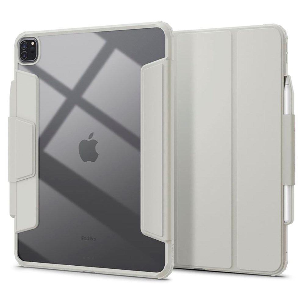 iPad Pro 13" (2025 / 2024) Spigen Air Skin Pro Læder Flip Cover - Grå