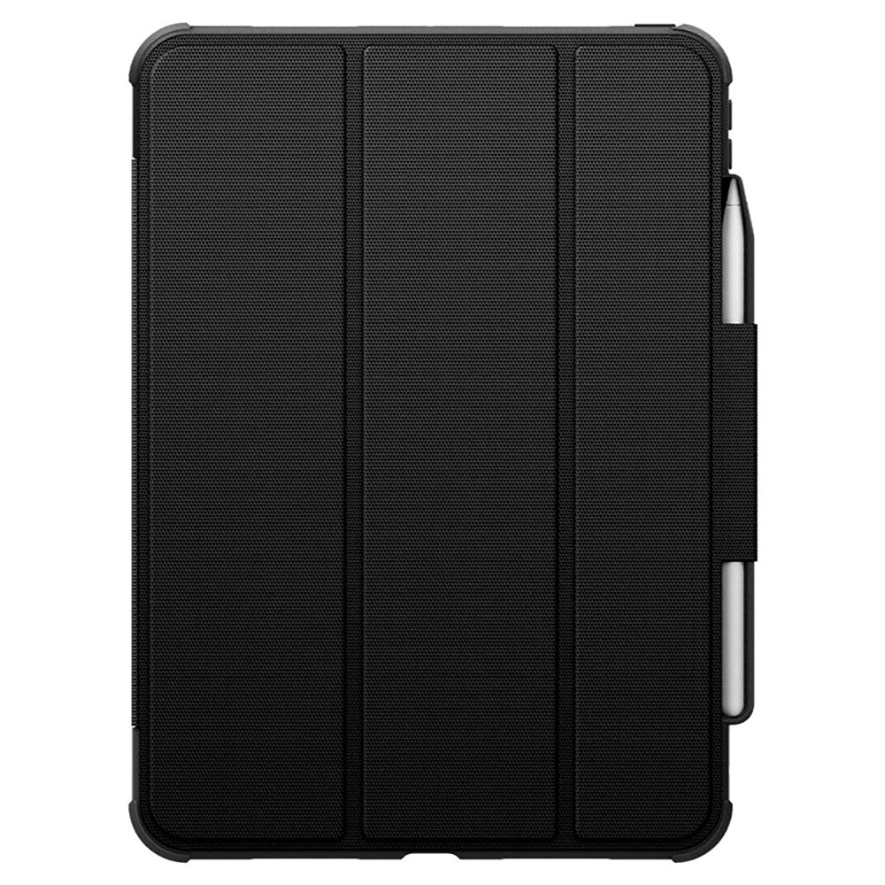 iPad Pro 11" (2025 / 2024) Spigen Rugged Armor Pro Flip Cover m. Apple Pencil Holder - Sort