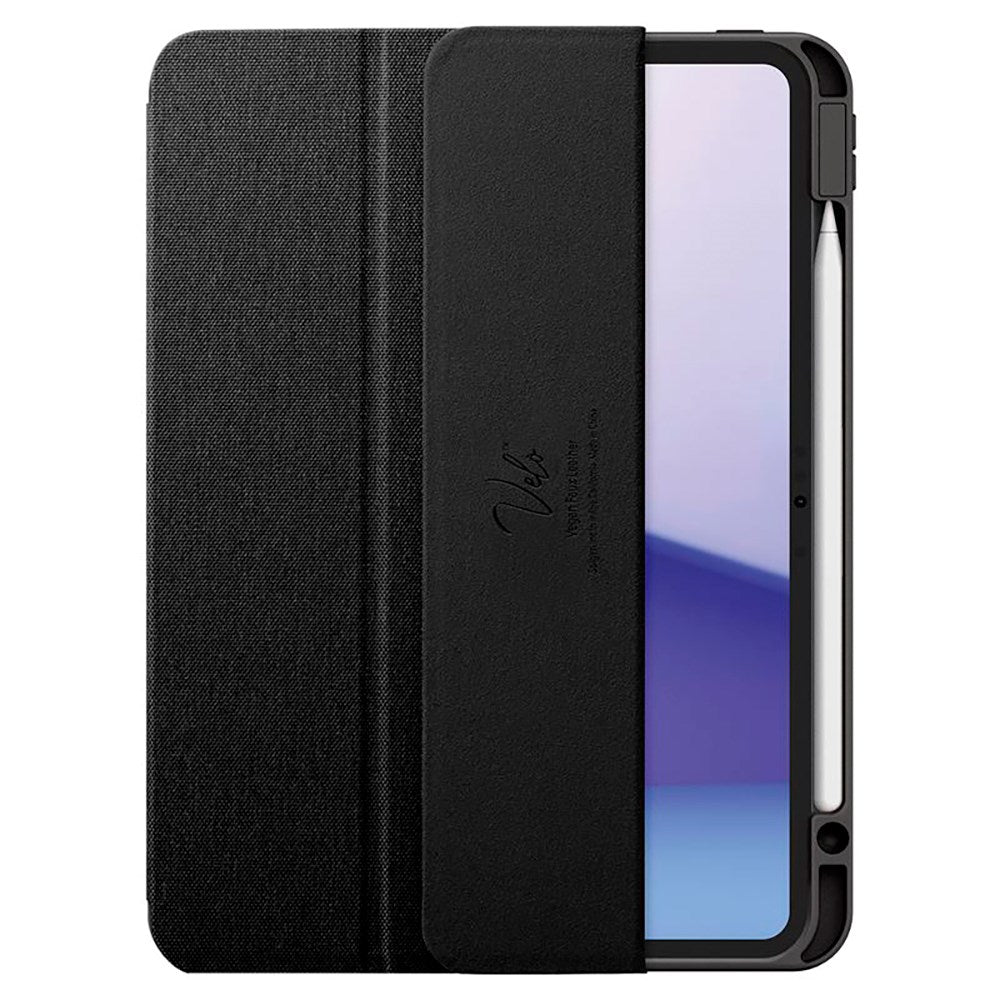 iPad Pro 11" (2025 / 2024) Spigen Urban Fit Stof Flip Cover m. Pen Holder - Sort