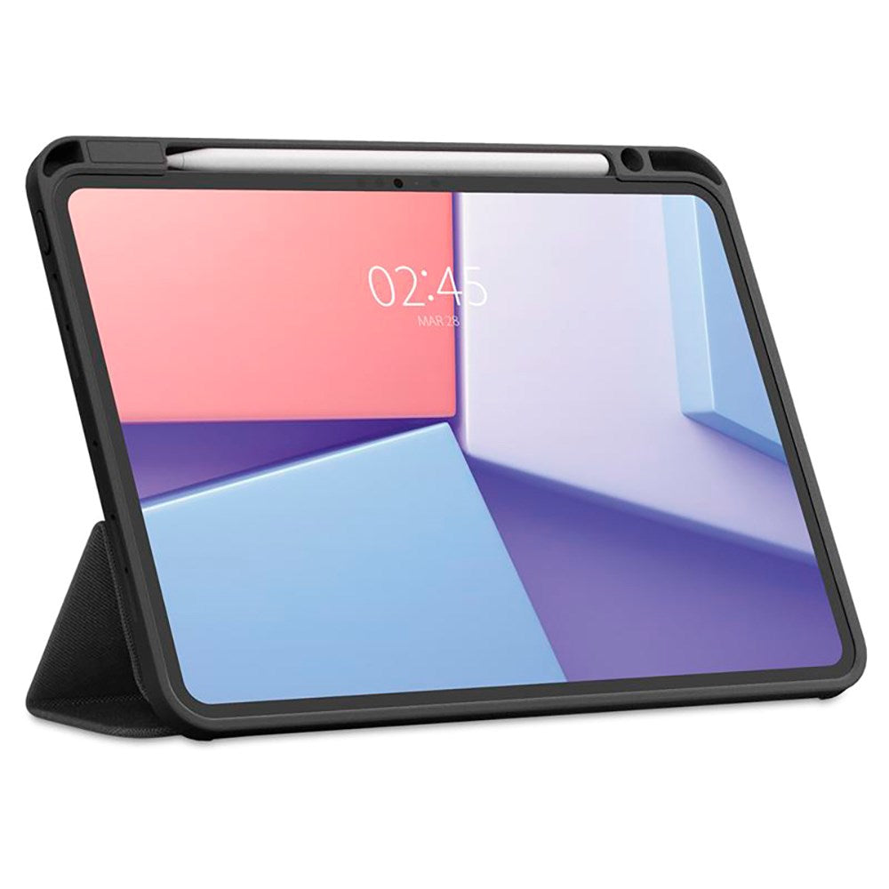 iPad Pro 11" (2025 / 2024) Spigen Urban Fit Stof Flip Cover m. Pen Holder - Sort
