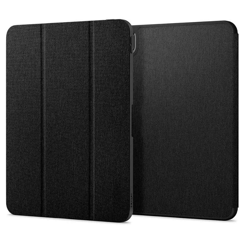 iPad Pro 11" (2025 / 2024) Spigen Urban Fit Stof Flip Cover m. Pen Holder - Sort