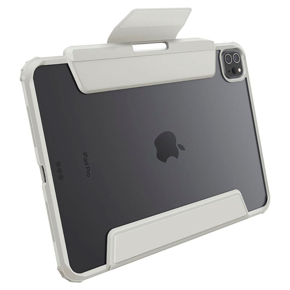 iPad Pro 11" (2025 / 2024) Spigen Air Skin Pro Læder Flip Cover - Grå