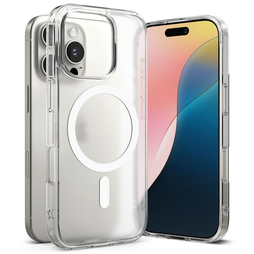iPhone 16 Pro Ringke Fusion Bagside Cover - MagSafe Kompatibel - Mat Gennemsigtig