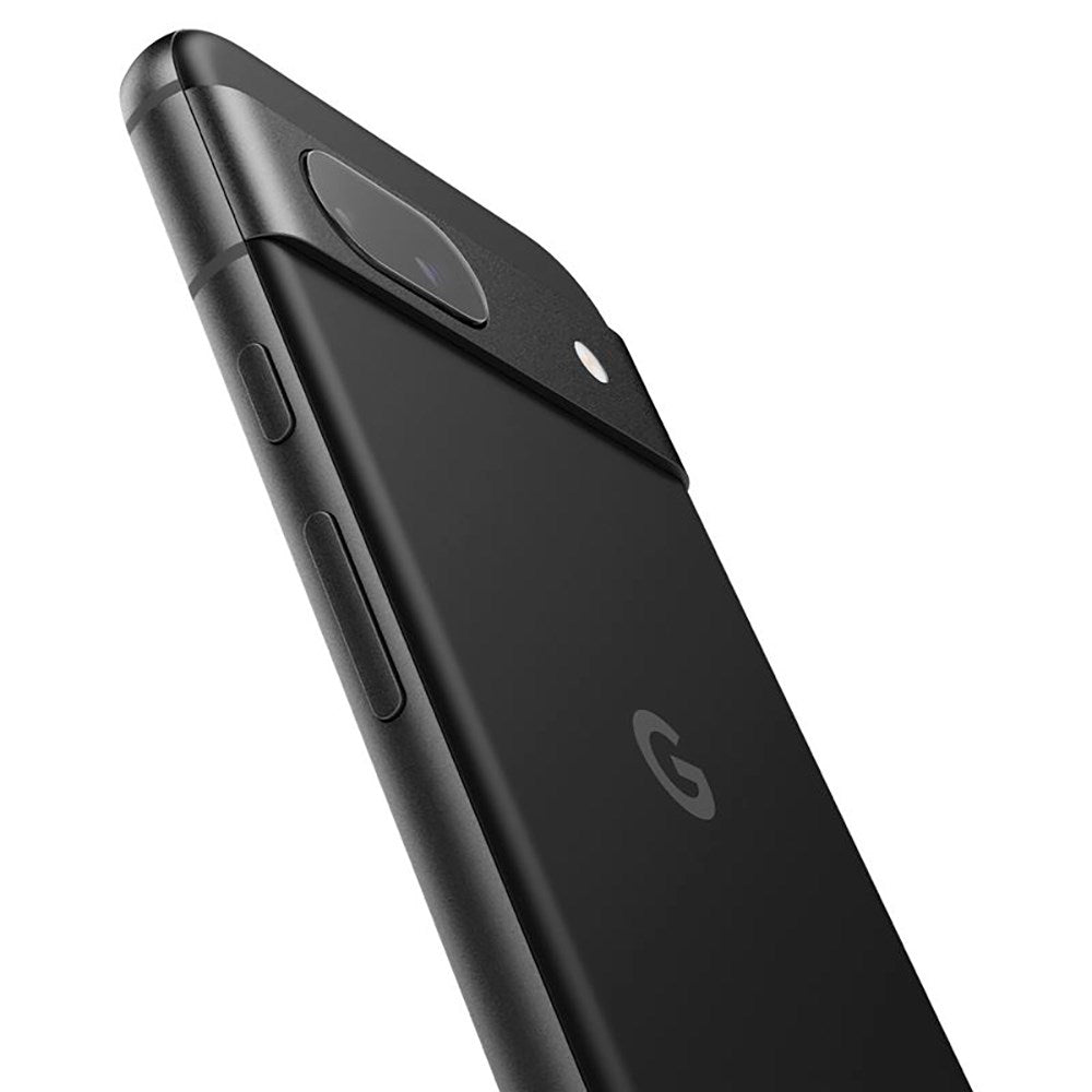 Google Pixel 8a Spigen Kameralinse Beskyttelsesglas - 2-stk. - Sort / Gennemsigtig